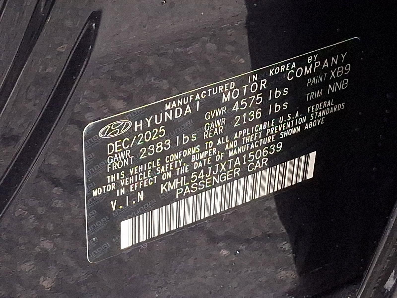 2026 Hyundai SONATA HYBRID Limited