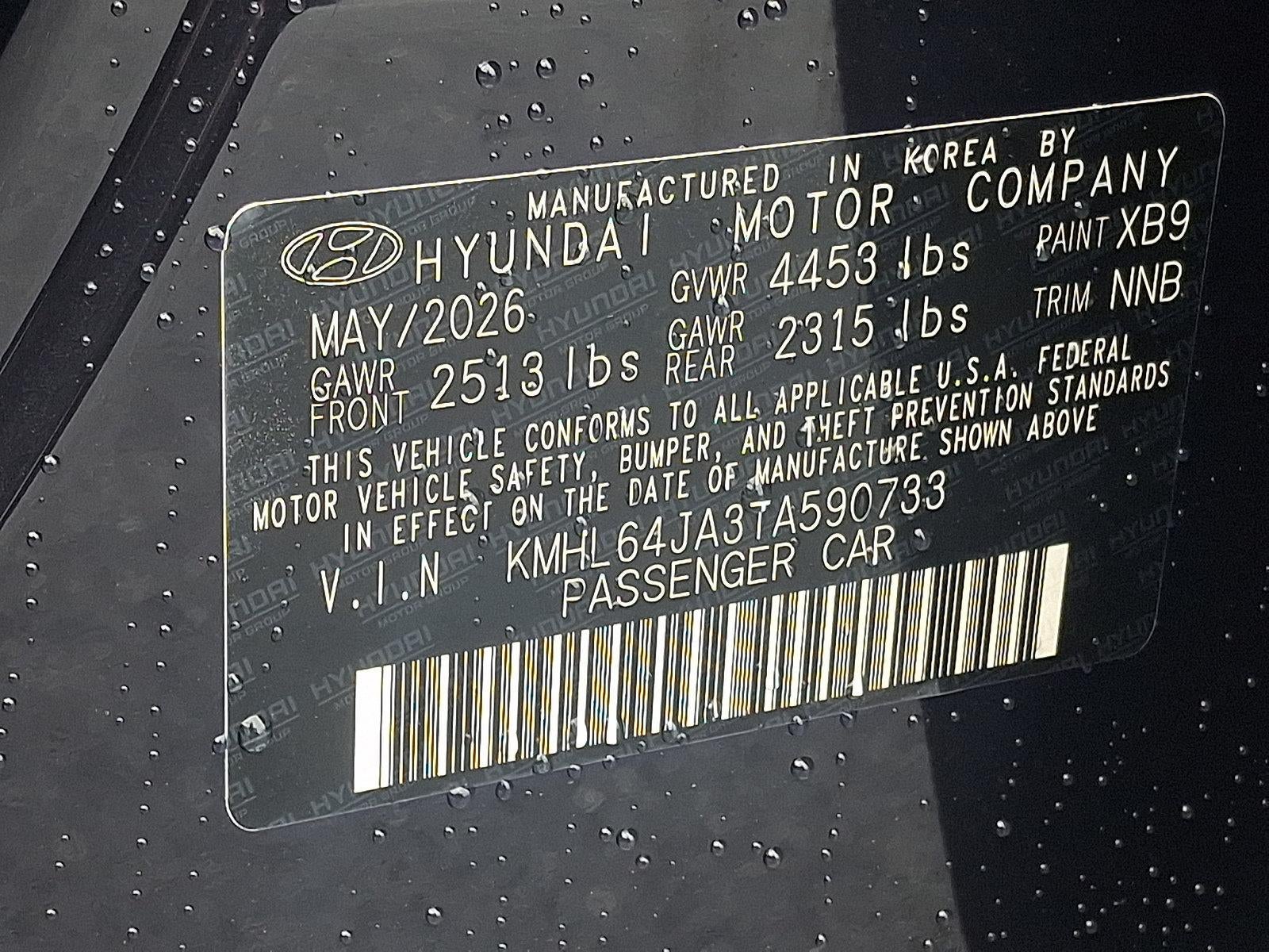 2026 Hyundai SONATA SEL Sport