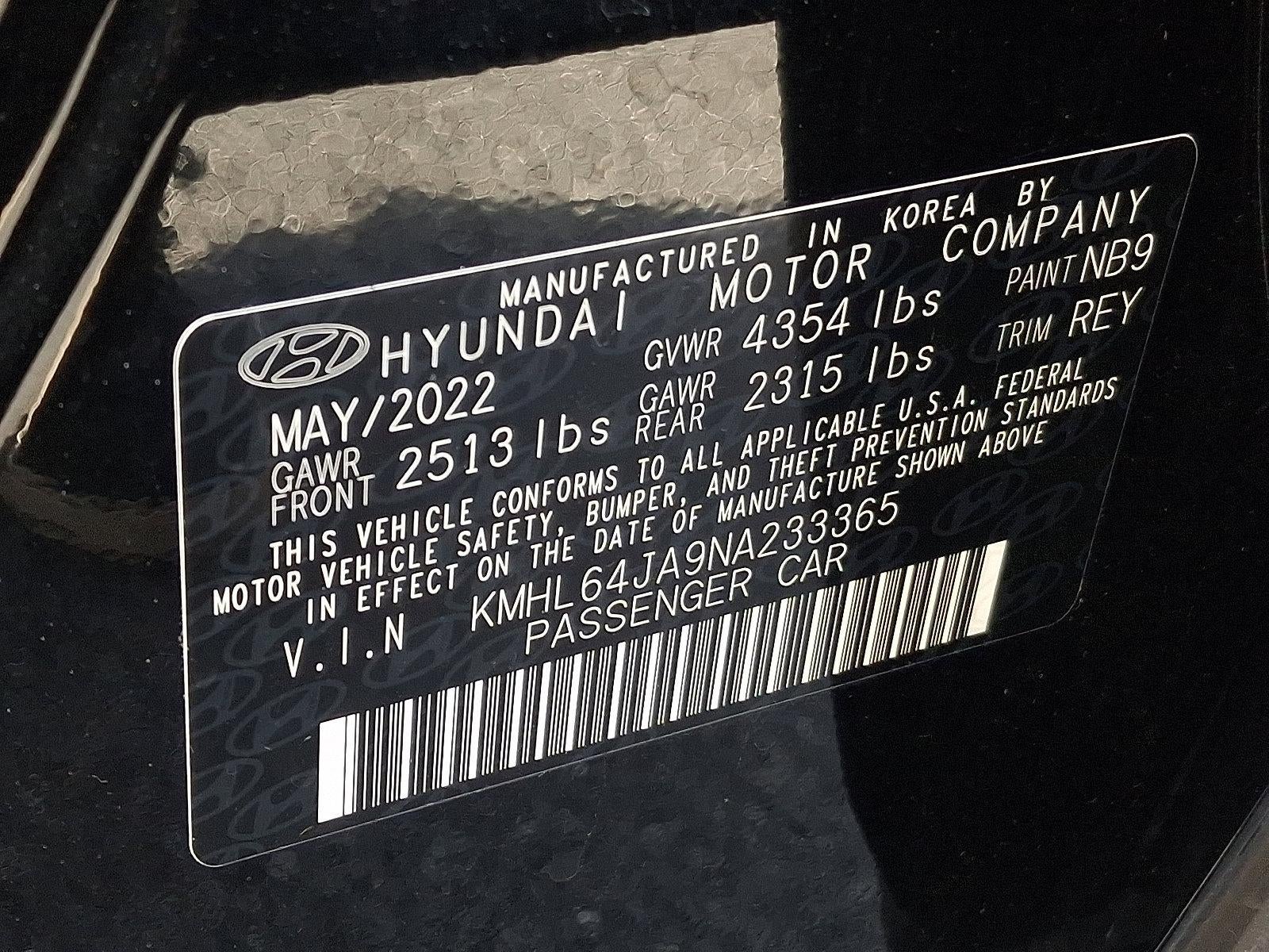 2022 Hyundai SONATA SEL