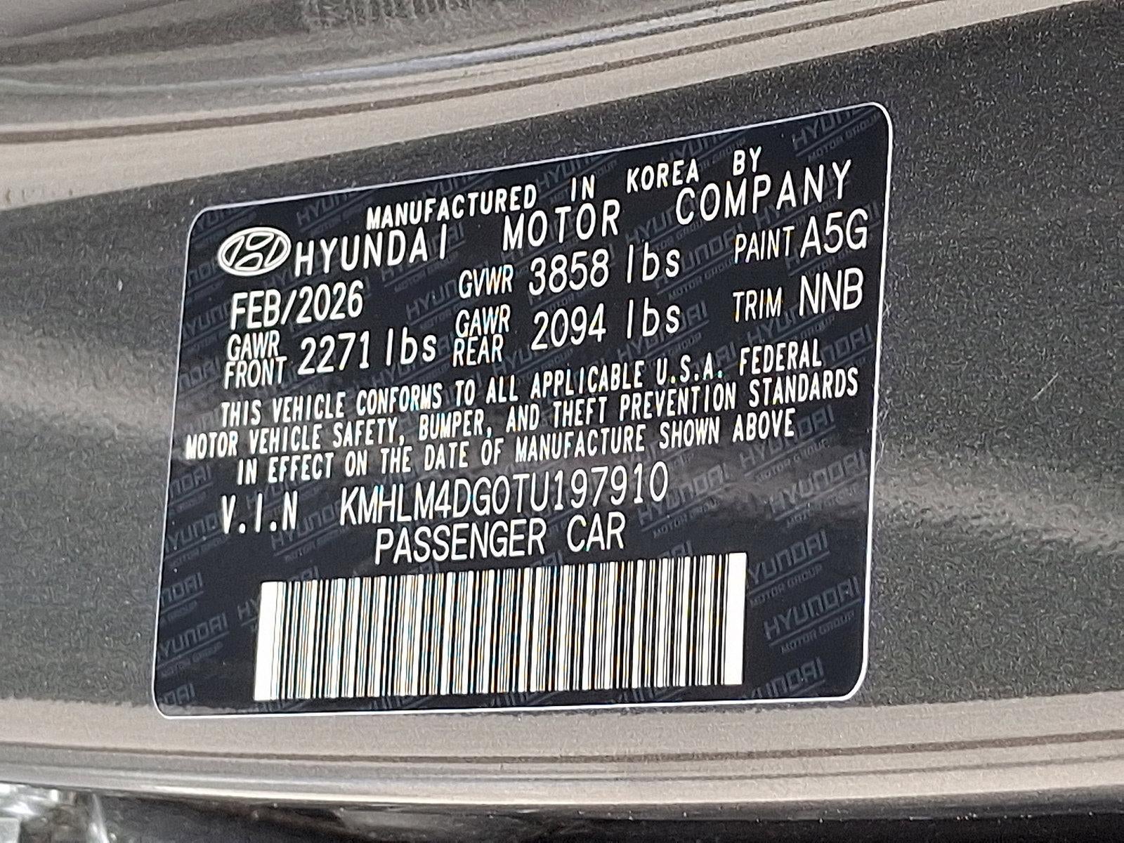 2026 Hyundai ELANTRA SEL Sport