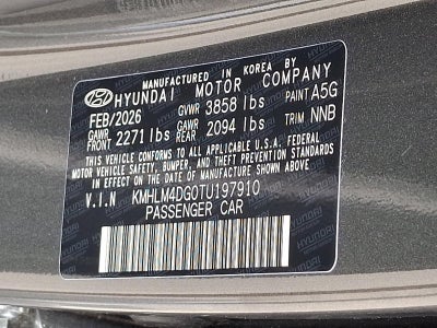 2026 Hyundai ELANTRA SEL Sport
