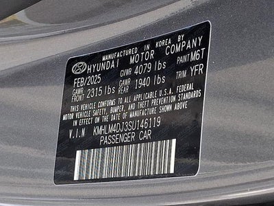 2025 Hyundai ELANTRA HYBRID Blue