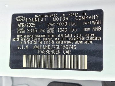 2025 Hyundai ELANTRA HYBRID SEL Sport