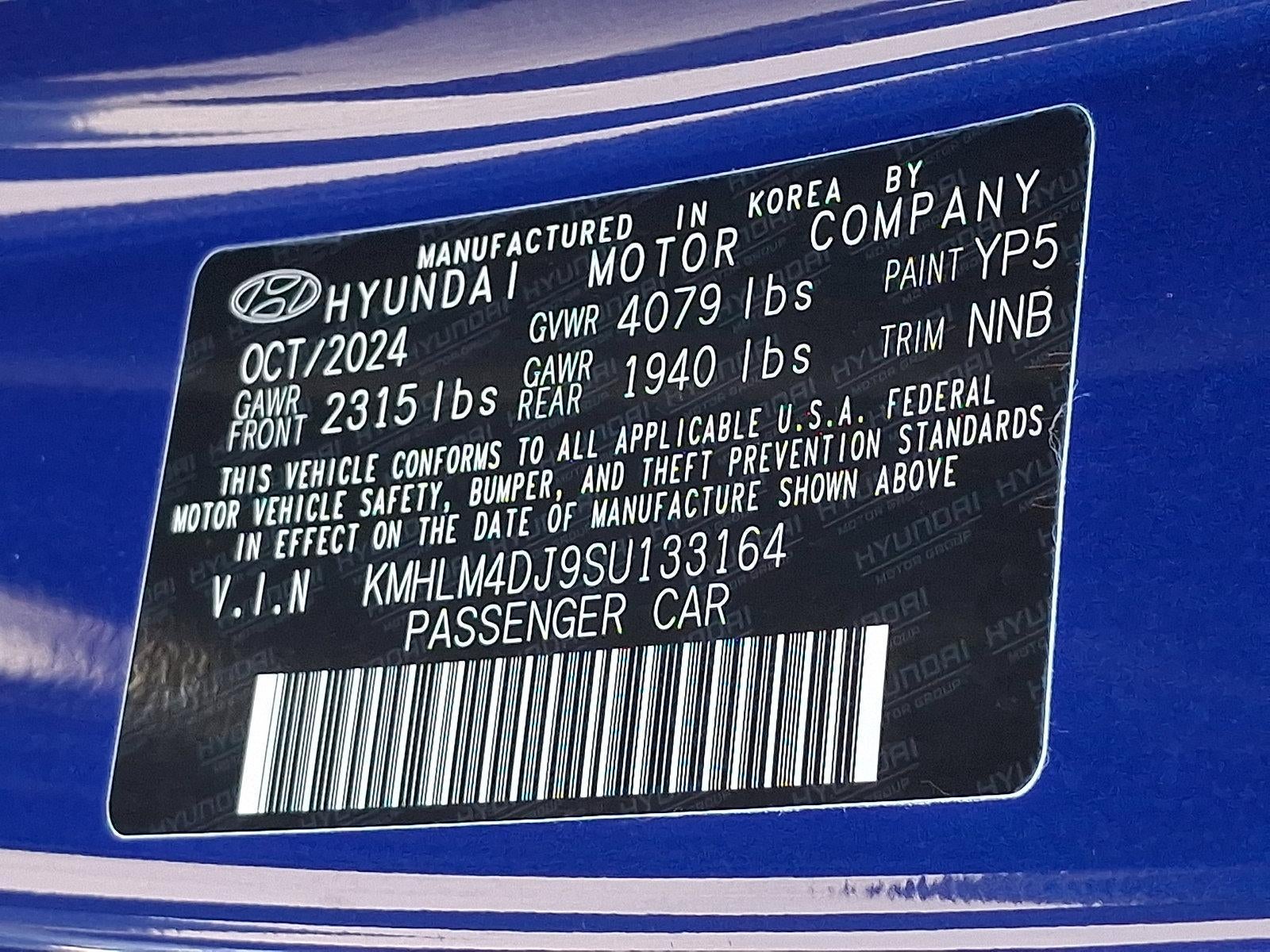 2025 Hyundai ELANTRA HYBRID SEL Sport