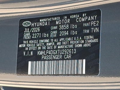 2026 Hyundai ELANTRA Limited
