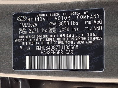 2026 Hyundai ELANTRA SEL Sport Premium