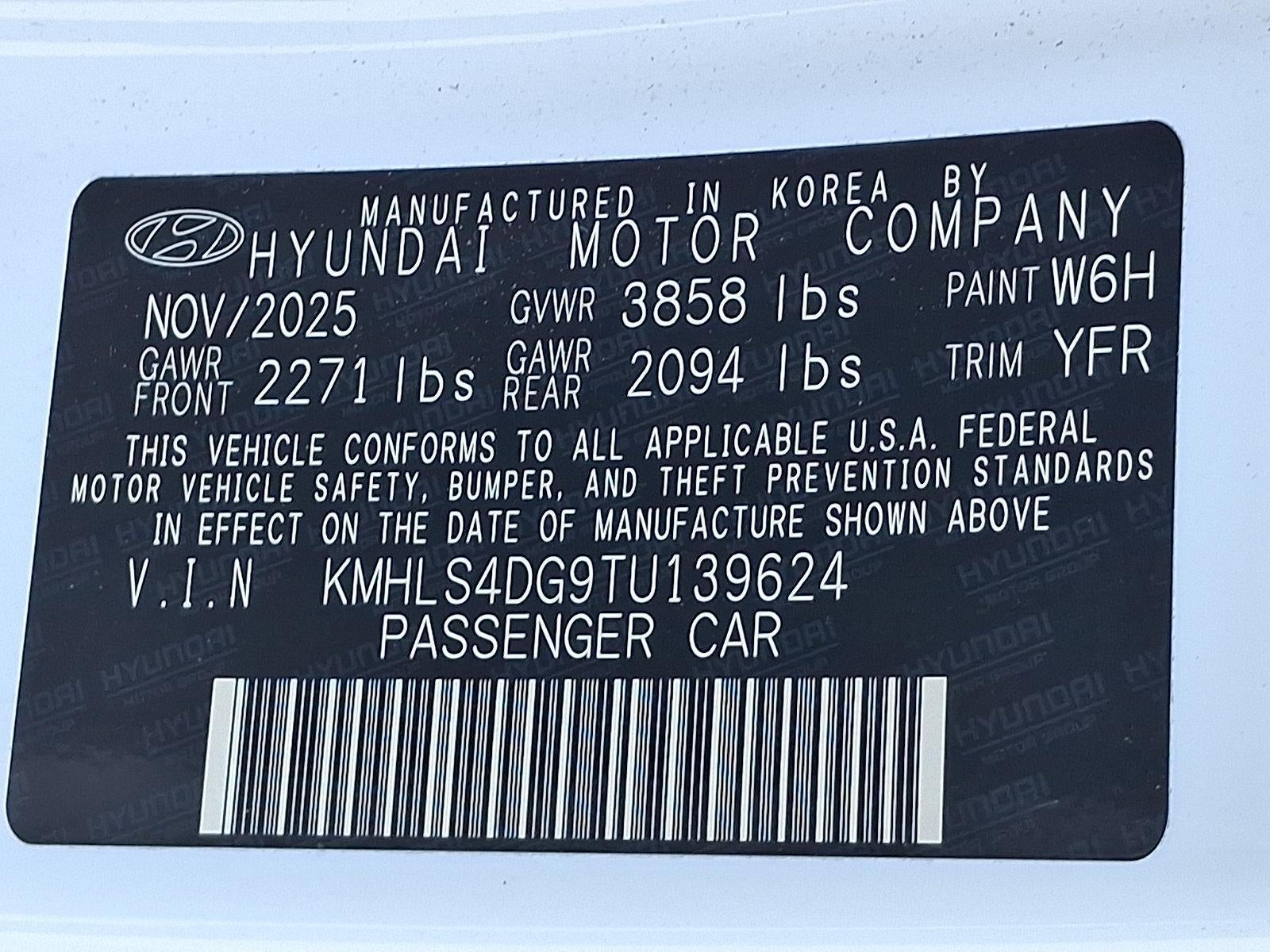 2026 Hyundai ELANTRA SEL Sport Premium