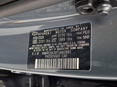 2026 Hyundai VENUE SEL W/Two-Tone Roof