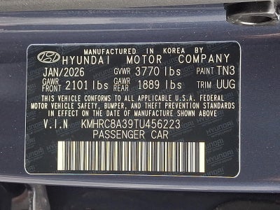 2026 Hyundai VENUE SEL W/Two-Tone Roof