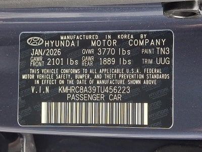 2026 Hyundai VENUE SEL W/Two-Tone Roof