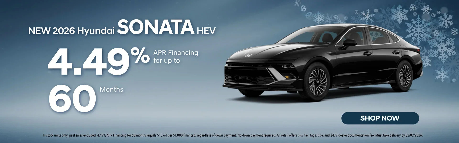 4.49% APR up to 60 months