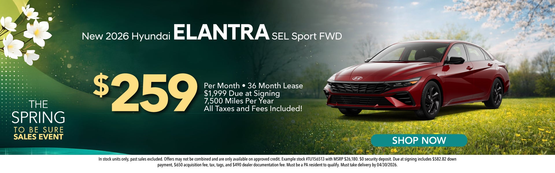 New 2026 Hyundai Elantra SEL