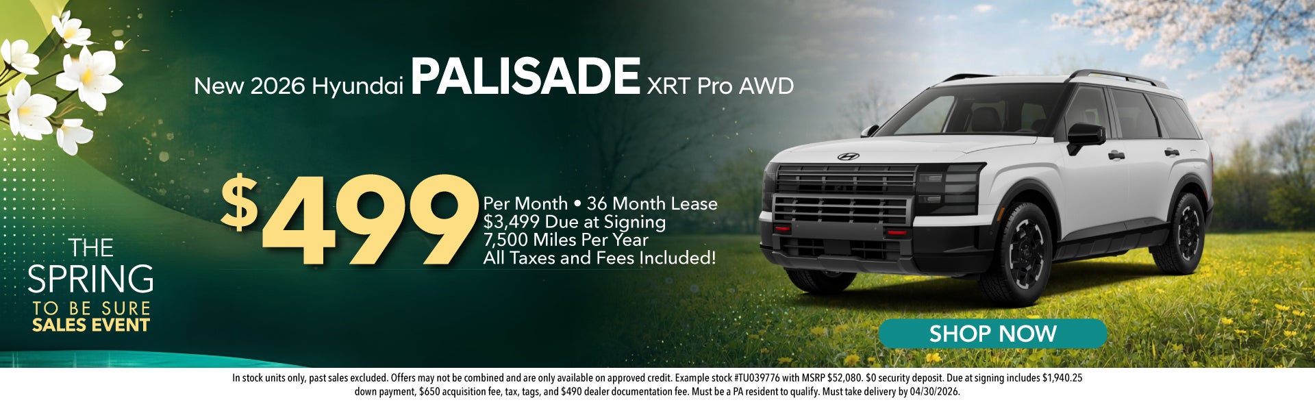 New 2026 Hyundai Palisade XRT Pro AWD