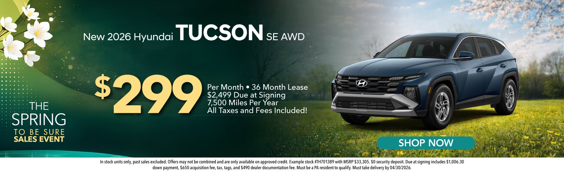 New 2026 Hyundai Tucson SE AWD