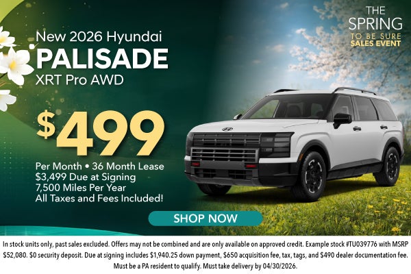 New 2026 Hyundai Palisade XRT Pro AWD