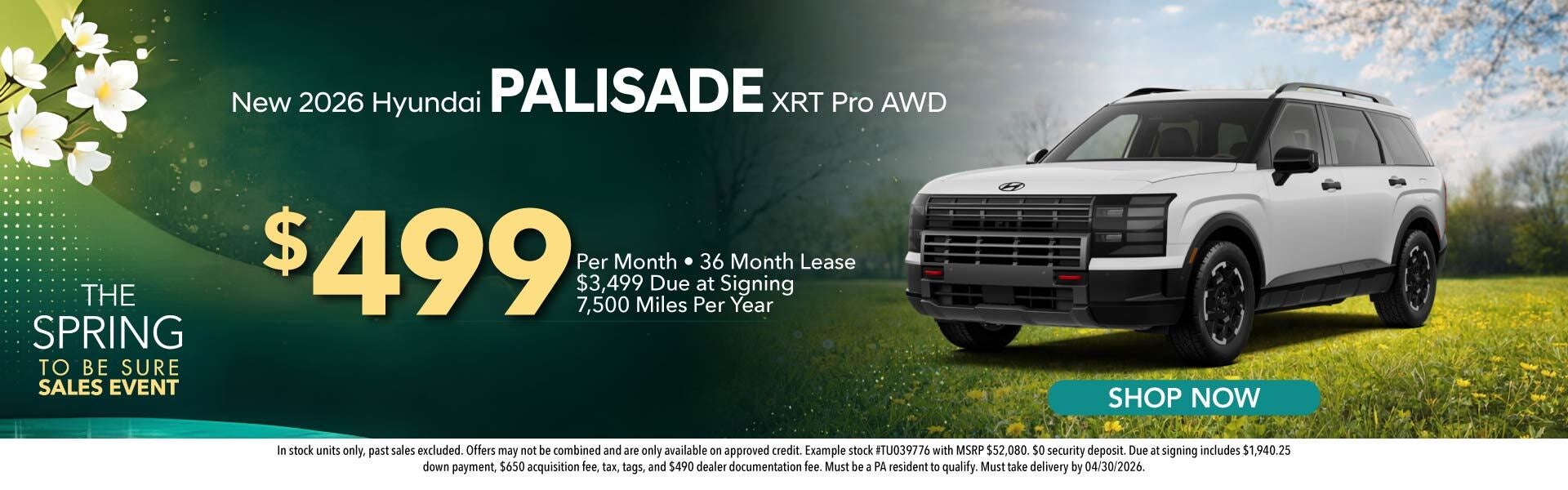 New 2026 Hyundai Palisade XRT Pro AWD