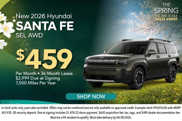 New 2026 Hyundai Santa Fe SEL AWD
