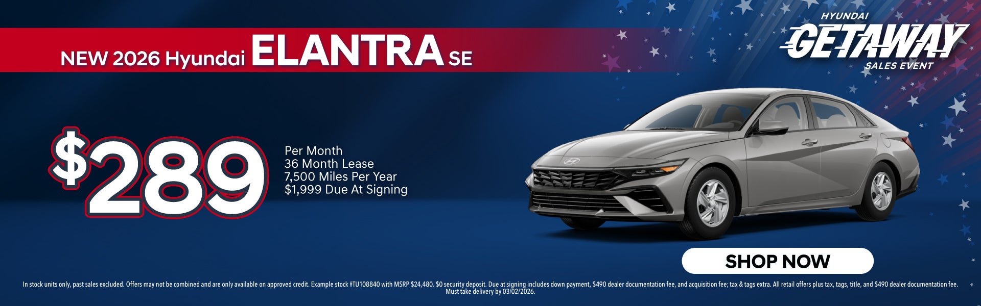 New 2026 Hyundai Elantra SE