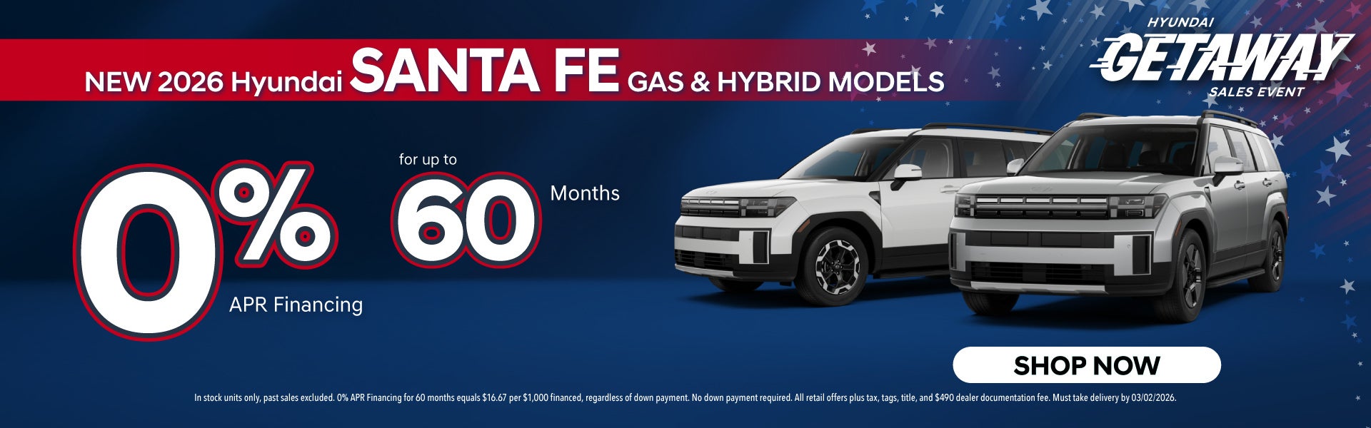 New 2026 Hyundai Santa Fe Gas and Hybrid Models