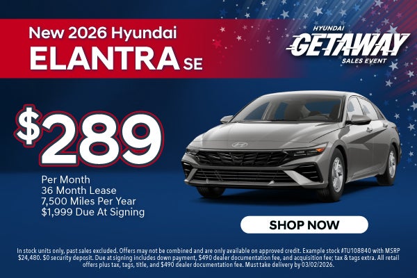 New 2026 Hyundai Elantra SE