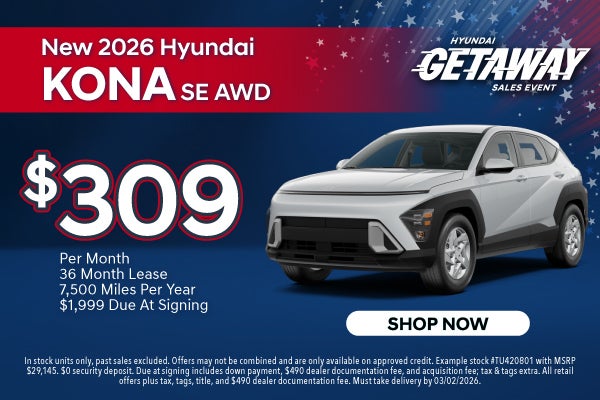New 2026 Hyundai Kona SE AWD