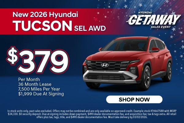 New 2026 Hyundai Tucson SEL AWD