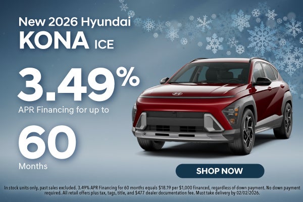 New 2026 Hyundai Kona ICE