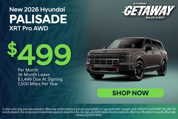 New 2026 Hyundai Palisade XRT Pro AWD