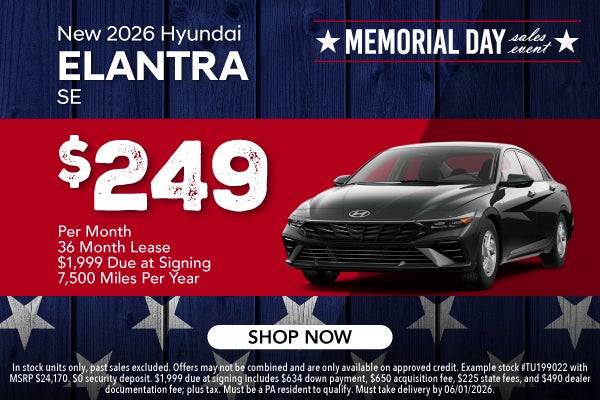 New 2026 Hyundai Elantra SE