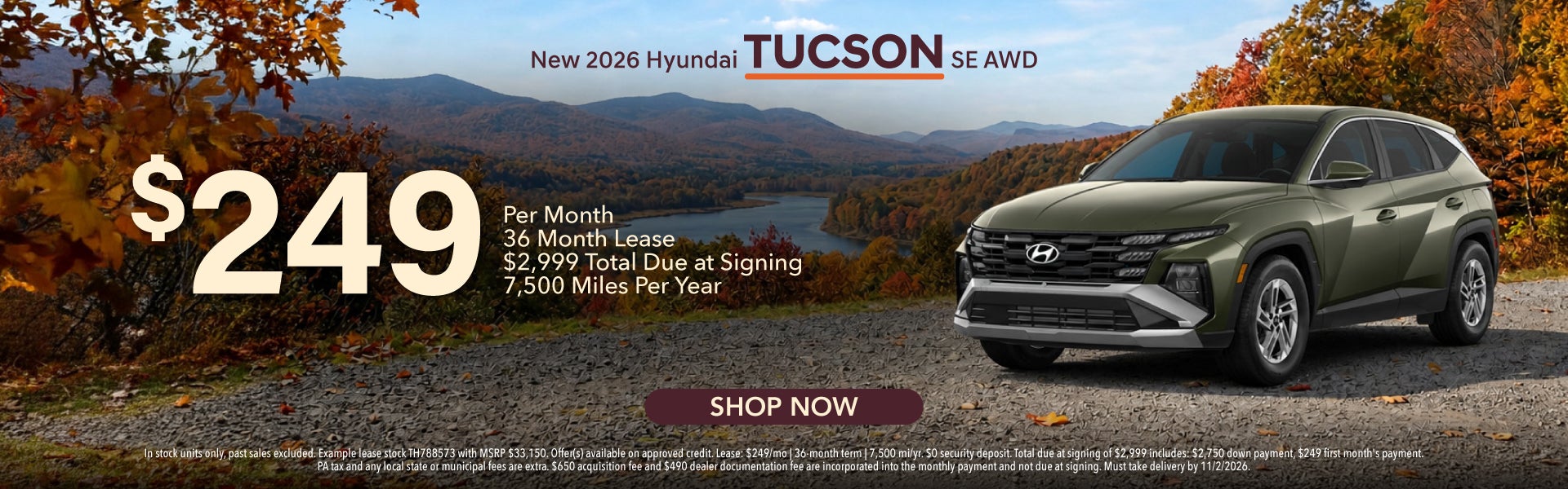 New 2026 Hyundai Tucson SE AWD
