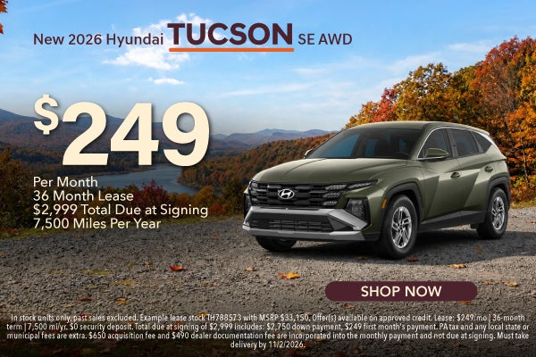 New 2026 Hyundai Tucson SE AWD