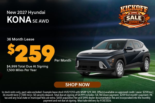 New 2027 Hyundai Kona SE AWD