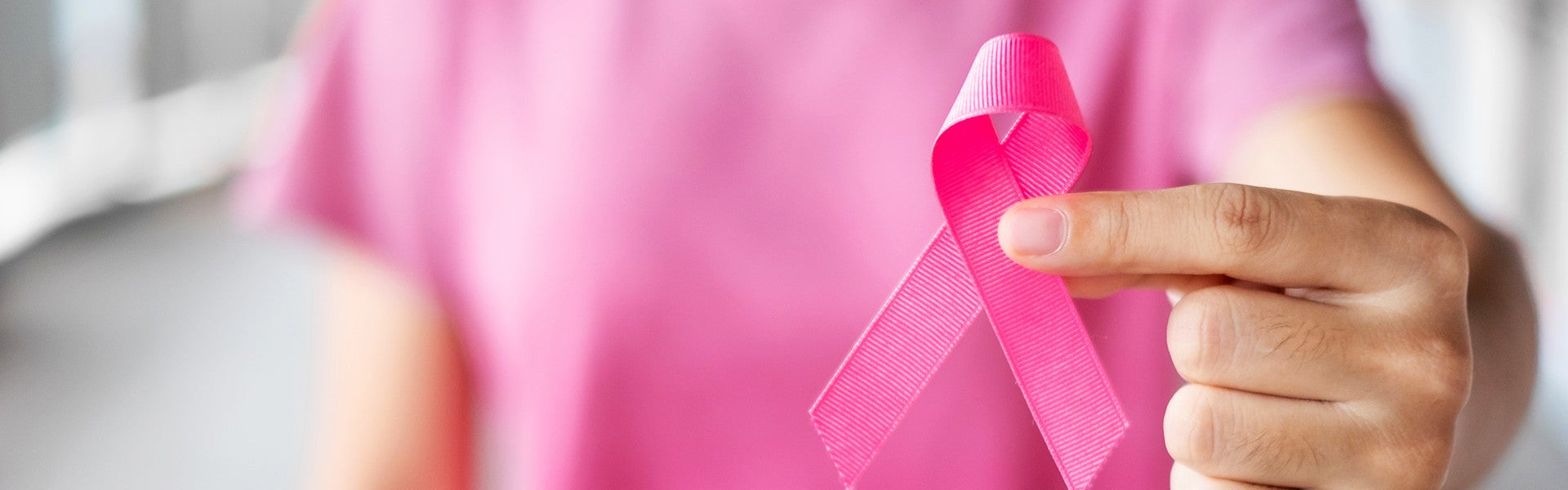 Breast Cancer Awareness Ribbon Banner