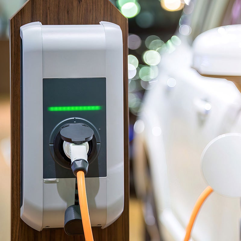 electric vehicle from Faulkner Hyundai Harrisburg in Harrisburg PA charging at home